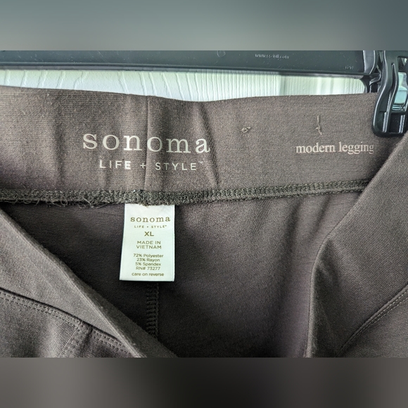 NWOT Sonoma Modern Leggings Size XL - Picture 2 of 2